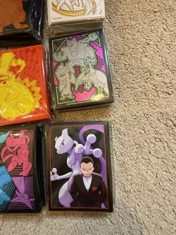 Pokemon TCG Card Sleeve Lot 9 Five ETB 60 Sleeve Packs - Image 5