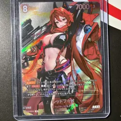 [US SELLER] BT01-019 UR Red Hood NIKKE Nivel Arena Korean TCG Card Game - Image 1