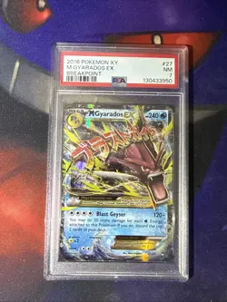 Pokemon Mega M Gyarados EX Ultra Rare Holo Card 27/122 XY:BREAKPoint PSA 7 - Image 1