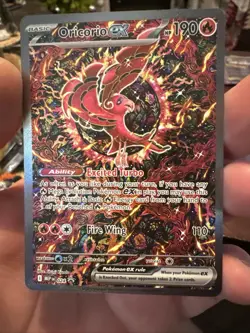ORICORIO EX 024 Phantasmal Flames UPC Promo Pokemon Card - Image 1