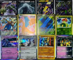 Pokemon TCG 12 Card Lot V Holo Rare CHARIZARD SWSH050 LUGIA TORNADUS Pack Fresh - Image 1