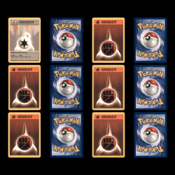 Vintage Pokemon Energy Card Lot 66 Cards MP Base Set 1&2 Double Colorless WOTC - Image 3