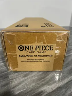 One Piece Card Game English Version 1st Anniversary Set Factory Sealed Box - Image 1