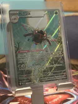 Ninjask 137/132 Mega Evolution Illustration Rare Pokemon Card NM Fresh - Image 1
