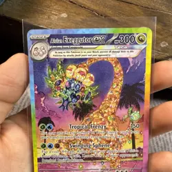 POKEMON CARD 2024 ALOLAN EXEGGUTOR EX SIR FULL ART 242/191 SV SURGING SPARKS - Image 3