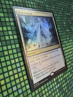 MTG Pest Control #0022 Foil M Outlaws of Thunder Junction: The Big Score (BIG) - Image 2