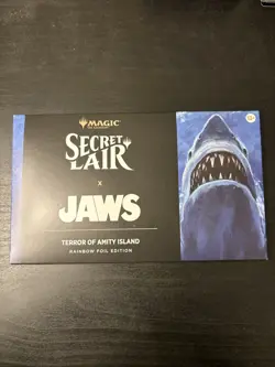 Secret Lair x JAWS: Terror of Amity Island Rainbow Foil Edition New Sealed - Image 1