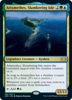 Mint/Near-Mint, English - 1 x MTG Arixmethes, Slumbering Isle - Foil Double Mast - Image 1