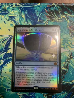 Simulacrum Synthesizer 6 Promo Pack: Edge of Eternities NM FOIL MTG - Image 1
