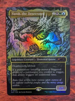 Yarok, the Desecrated 0025 Near Mint NM FOIL SLC Secret Lair Encyclopedia MTG - Image 1