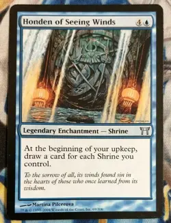 Honden of Seeing Winds MTG Champions of Kamigawa Uncommon Slightly Played x1 SC4 - Image 1