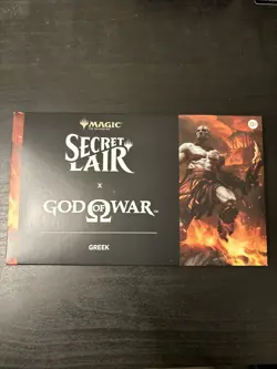 MTG God of War: Greek, New/Sealed, Secret Lair Drop (In Hand) & (Non-Foil) - Image 1