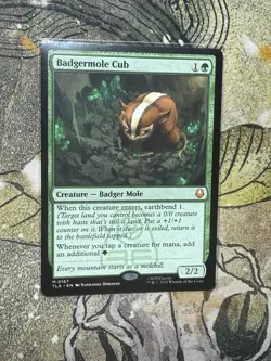 MTG: Badgermole Cub - Avatar: The Last Airbender NM English - Image 1