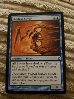 1x MTG Magic The Gathering TCG Shadow Sliver common - Time Spiral - Image 1