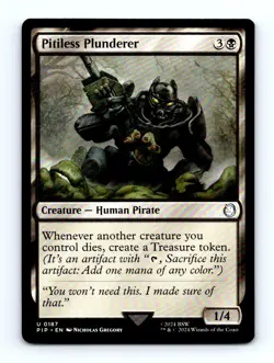 #187 2024 Fallout PIP * Pitiless Plunderer Uncommon - Image 1