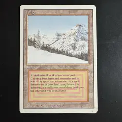 Magic The Gathering Taiga Revised Edition Moderately Played Dual Land - Image 1