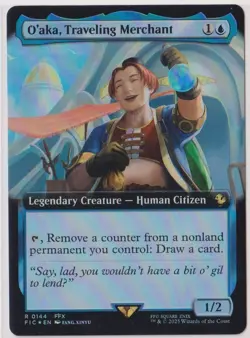 MTG O'aka, Traveling Merchant Commander: Final Fantasy Foil - Image 1