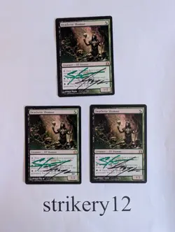 3x Deathrite Shaman - Return to Ravnica - Signed by Steve Argyle - MTG - Image 1