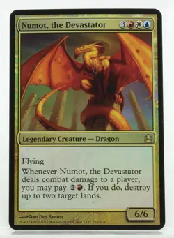 Magic the Gathering - Numot The Devastating Devastator 215 Oversized Promo Foil - Image 1