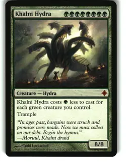 Magic the Gathering - Rise of the Eldrazi Khalni Hydra 2010 192 Mythic - Image 1