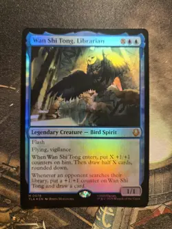 MTG Avatar Wan Shi Tong, Librarian TLA 0078 Foil Mythic NM - Image 1