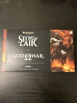 Secret Lair x God of War: Greek Foil Playstation Superdrop, in Hand! Ships Free - Image 1