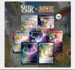 Secret Lair x Sonic Chasing Adventure Foil - Magic The Gathering -SEALED IN HAND - Image 2