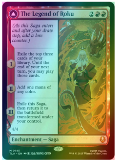 The Legend of Roku // Avatar Roku - Foil Avatar MTG - Image 1