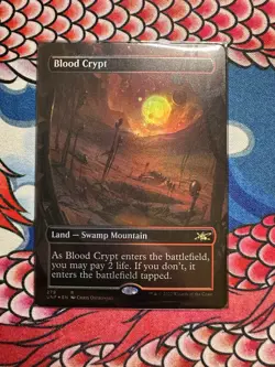 Blood Crypt (Borderless) Unfinity Foil MTG - Image 1