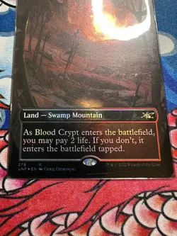 Blood Crypt (Borderless) Unfinity Foil MTG - Image 2