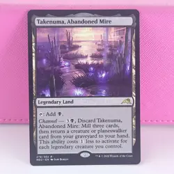 MTG LP Takenuma, Abandoned Mire Kamigawa Neon Dynasty Regular Magic - Image 1