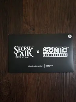 Secret Lair x Sonic Chasing Adventure Foil - Magic The Gathering -SEALED IN HAND - Image 1