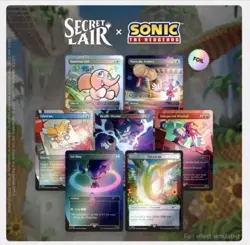 Secret Lair x Sonic Chasing Adventure Foil - Magic The Gathering -SEALED IN HAND - Image 3
