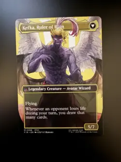 MTG Final Fantasy English Kefka, Court Mage Borderless 0398 Non-Foil - Image 2