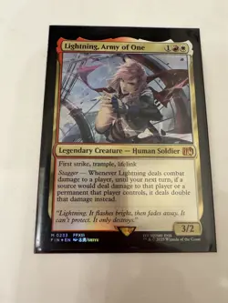 MTG Lightning, Army of One NM-Mint Final Fantasy M0233 - Image 1