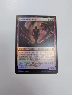 MTG - Combustion Man (Foil) - Avatar: The Last Airbender NM/M Condition - Image 1