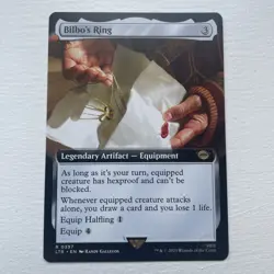 Magic MTG LOTR: Bilbo's Ring Extended Art 397 NM - Image 1