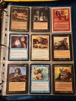 Vintage Magic The Gathering Binder Collection Card Lot MTG 1993-2003 - Image 3