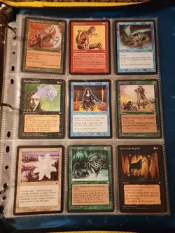 Vintage Magic The Gathering Binder Collection Card Lot MTG 1993-2003 - Image 4