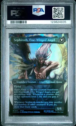 4835 Sephiroth Fabled One-Winged Angel 2025 MTG Final Fantasy #0317 Foil PSA 10 - Image 2