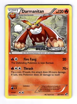 Darmanitan - 25/114 (Prerelease) #25 Promo Holo LP Pokemon - Image 1