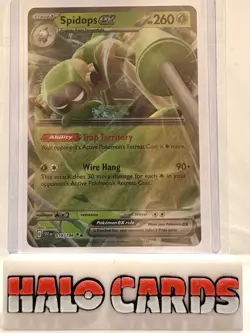 PACK FRESH Spidops ex 19/198 RR Holo Scarlet & Violet Base POKEMON TCG SVI HF - Image 1