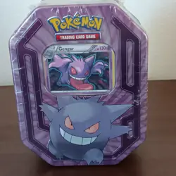 Brand New Pokemon TCG 2016 Gengar Champions Collector Tin Sealed w/Hang Tab - Image 1