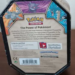Brand New Pokemon TCG 2016 Gengar Champions Collector Tin Sealed w/Hang Tab - Image 3