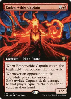 Emberwilde Captain (CMR 664) Near Mint - MTG single - Image 1