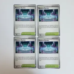 Mystery Garden 122/132 Uncommon Playset 4x Mega Evolution Pokemon TCG Mint NM - Image 1