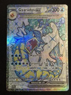 Pokemon Scarlet & Violet Gyrados EX 225/198 Ultra Rare Near Mint Condition - Image 1