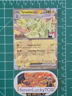 Tyranitar ex 066/197 Obsidian Flames Play! Pokemon Prize Pack Series - Image 1