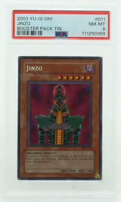 Yu-Gi-Oh! - Jinzo 2003 BPT-011 1st Edition PSA 8 - Image 1