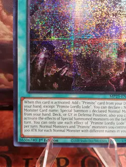 Yu-Gi-Oh! TCG Primite Lordly Lode MP25-EN114 2025 Mega-Pack 1st Edition - Image 3